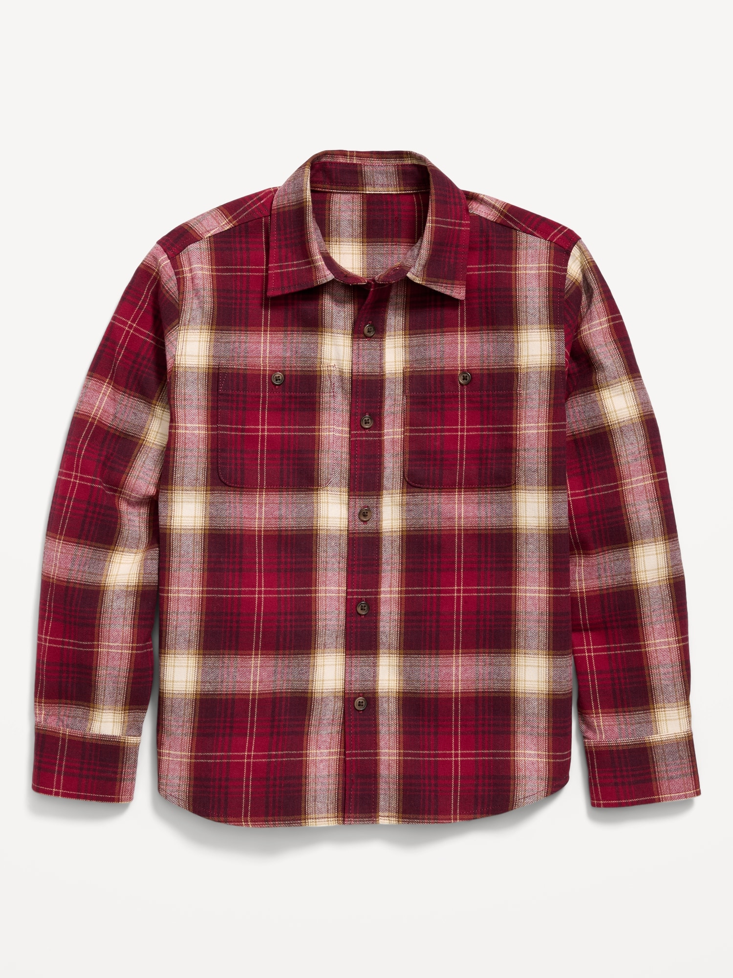 Long-Sleeve Flannel Shirt for Boys