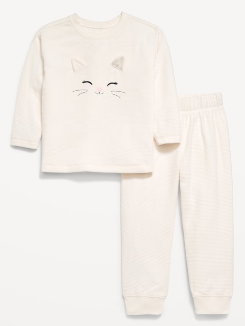 Microfleece Pajama Set for Toddler & Baby
