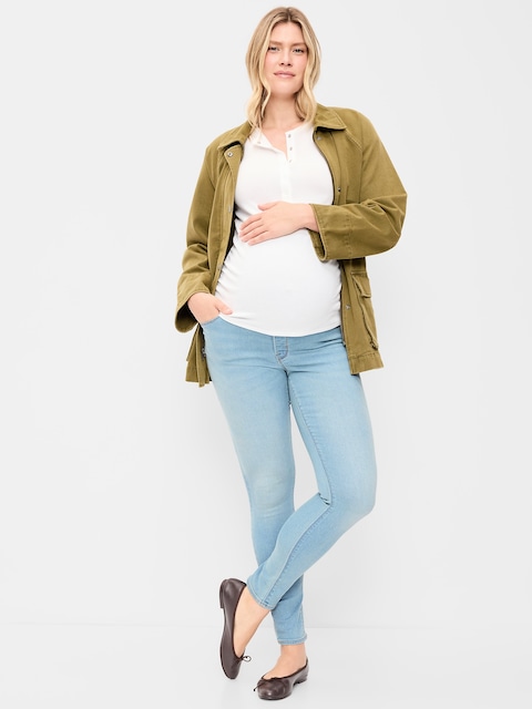 Maternity Full-Panel Wow Skinny Jeans