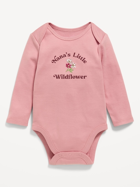 Long-Sleeve Graphic Bodysuit for Baby