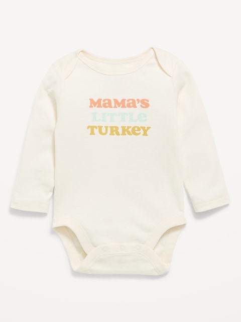 Long-Sleeve Graphic Bodysuit for Baby