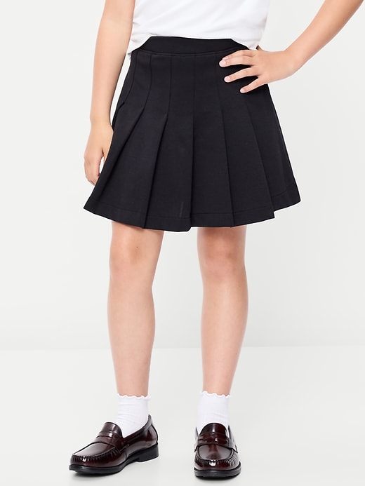 Image number 1 showing, School Uniform Ponte-Knit Pleated Skort for Girls