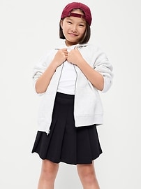 Image number 3 showing, School Uniform Ponte-Knit Pleated Skort for Girls