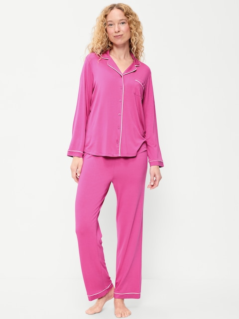 Sunday Sleep Knit Jersey Pant Set