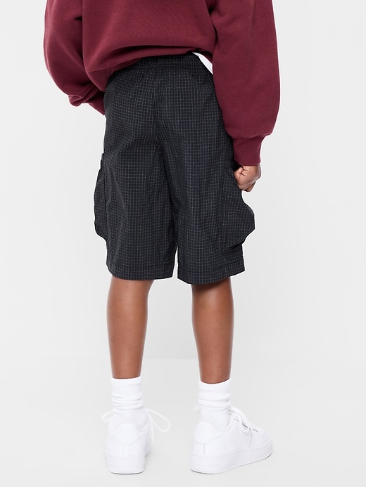 Image number 2 showing, Below Knee Super Baggy Ripstop Cargo Shorts for Boys