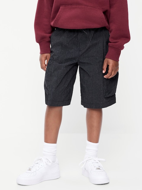 Below Knee Super Baggy Ripstop Cargo Shorts for Boys