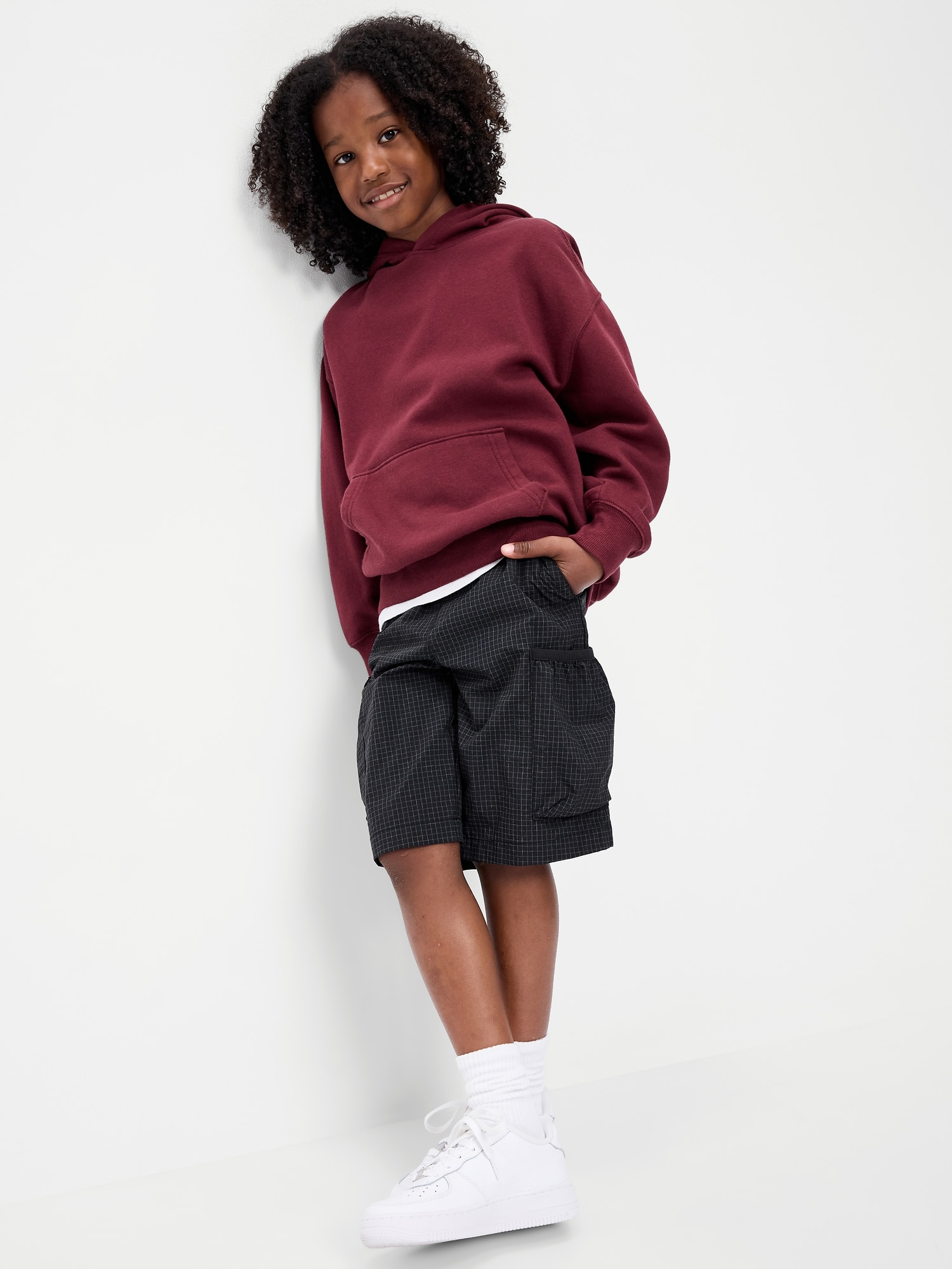 Below Knee Super Baggy Ripstop Cargo Shorts for Boys