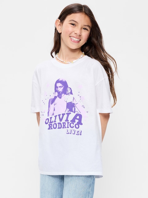 Olivia Rodrigo™ Oversized Graphic T-Shirt for Girls