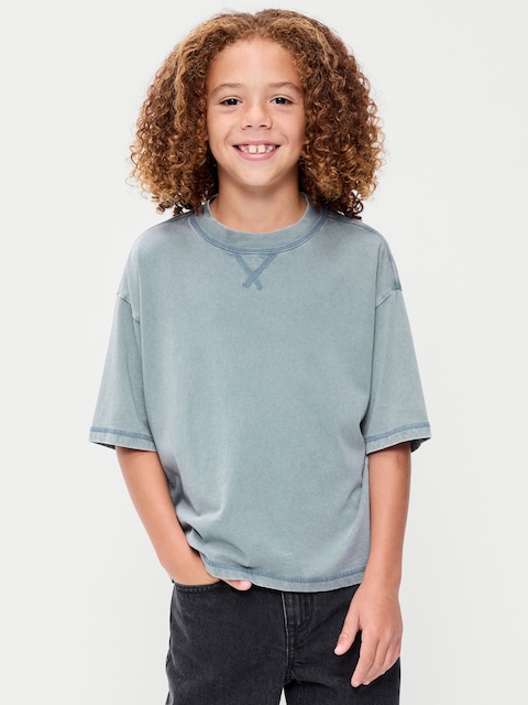 Oversized Short-Sleeve Boxy T-Shirt for Boys