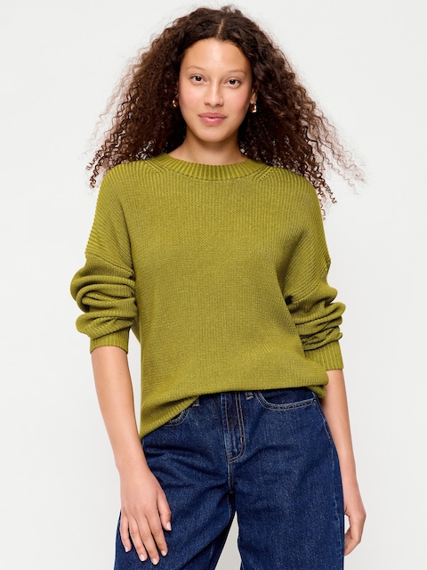 Seaside Cotton Shaker Tunic Sweater