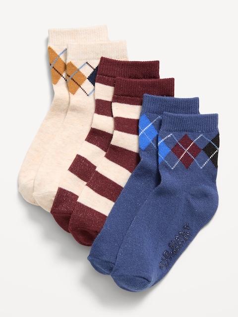 Crew Socks 3-Pack for Toddler & Baby