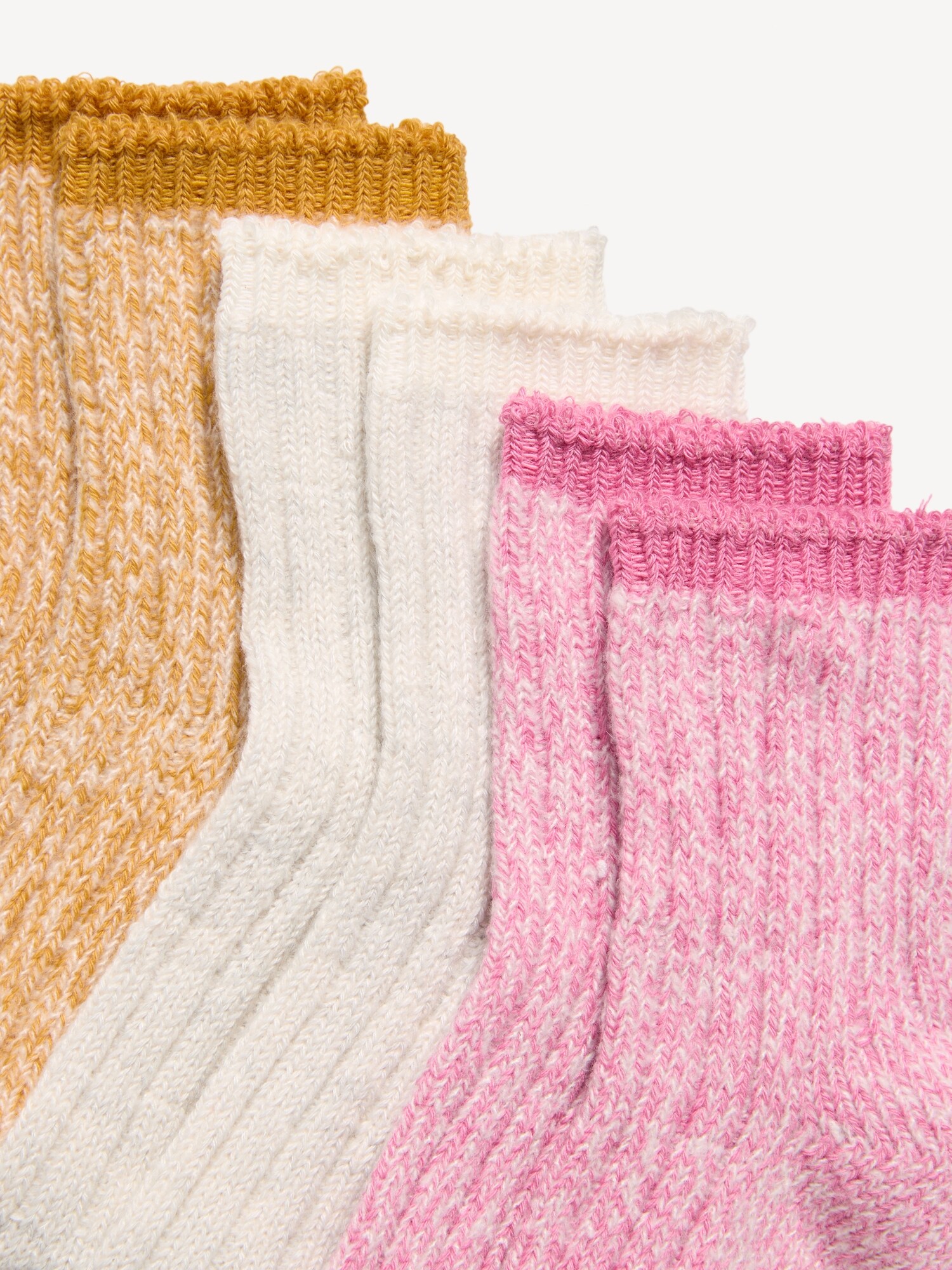 Marled Crew Socks 3-Pack for Toddler & Baby
