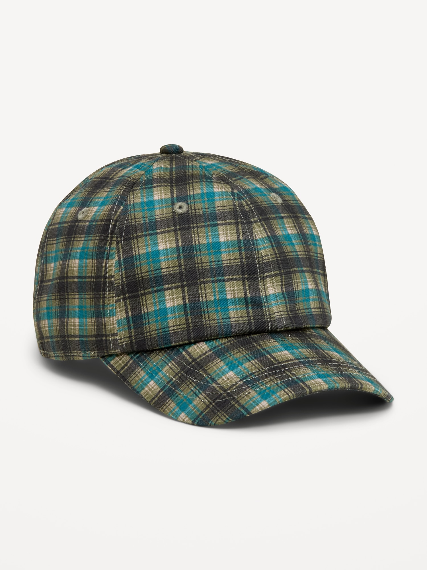 Plaid Baseball Hat for Men