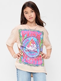 Image number 1 showing, Pink Floyd™ Oversized Graphic T-Shirt for Girls