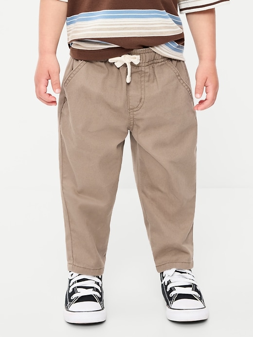 Image number 2 showing, Pull-On Barrel-Leg Pants for Toddler Boys