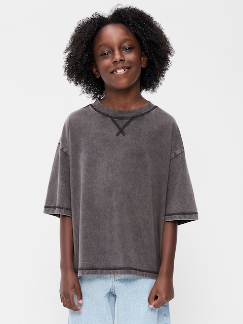 Oversized Short-Sleeve Boxy T-Shirt for Boys