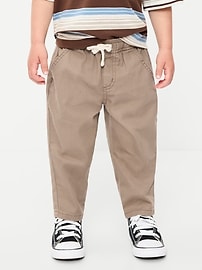 Image number 2 showing, Pull-On Barrel-Leg Pants for Toddler Boys