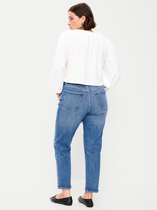 Image number 3 showing, High-Waisted OG Straight Ankle Jeans