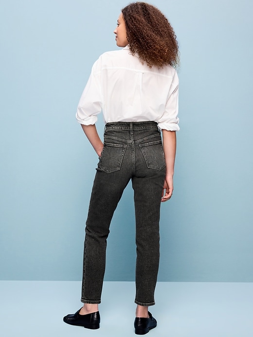 Image number 3 showing, High-Waisted OG Straight Ankle Jeans