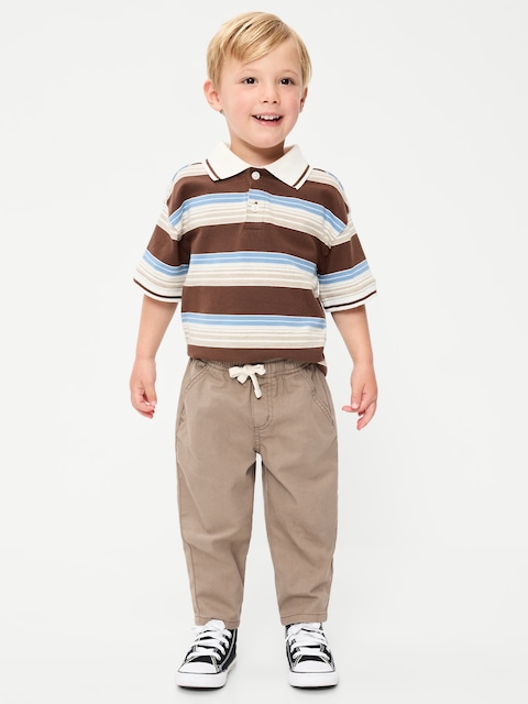 Pull-On Barrel-Leg Pants for Toddler Boys