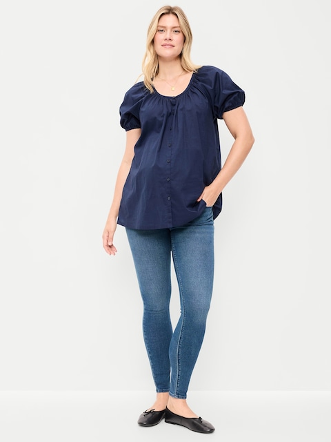 Maternity Full-Panel Wow Skinny Jeans