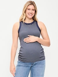 Image number 1 showing, Maternity High-Neck Tank Top