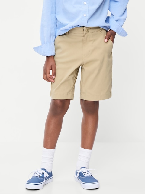 School Uniform Quick-Dry Tech Knee Length Shorts for Boys