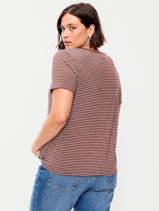Image number 6 showing, Luxe Crew-Neck T-Shirt