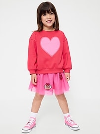 Image number 1 showing, Football Tutu Skirt for Toddler Girls