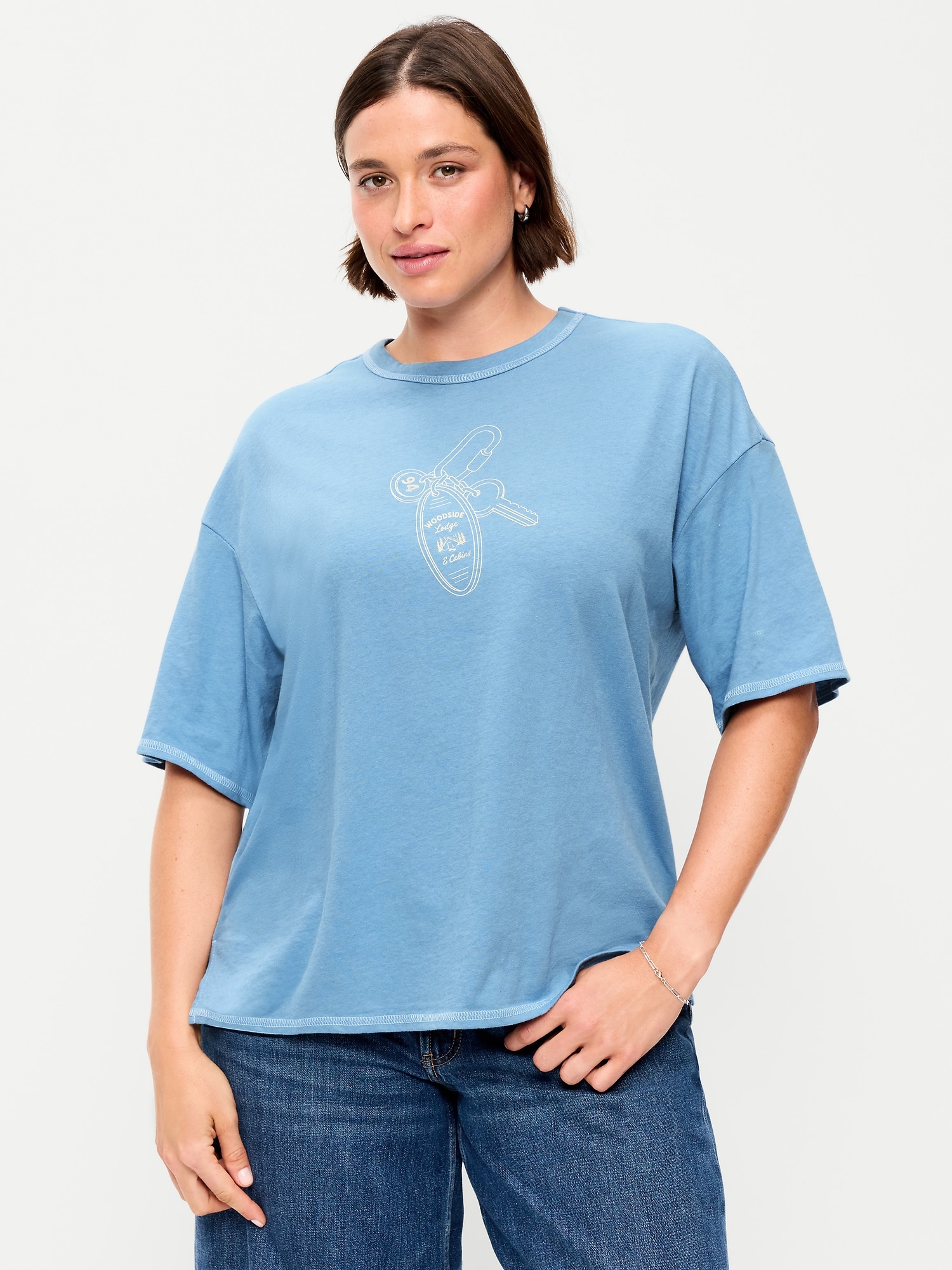 Crew-Neck Graphic T-Shirt