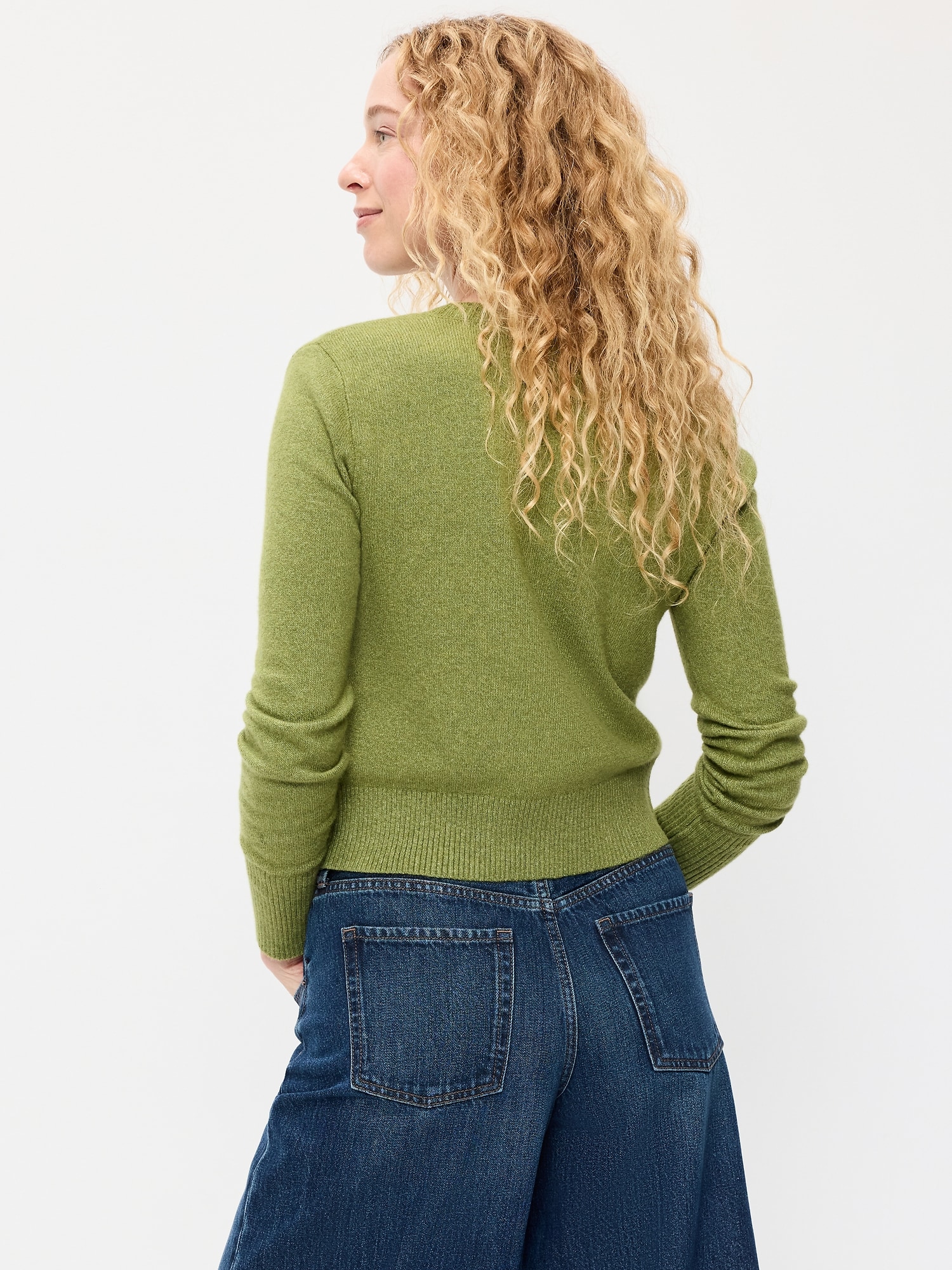 SoSoft Crew-Neck Cardigan Sweater