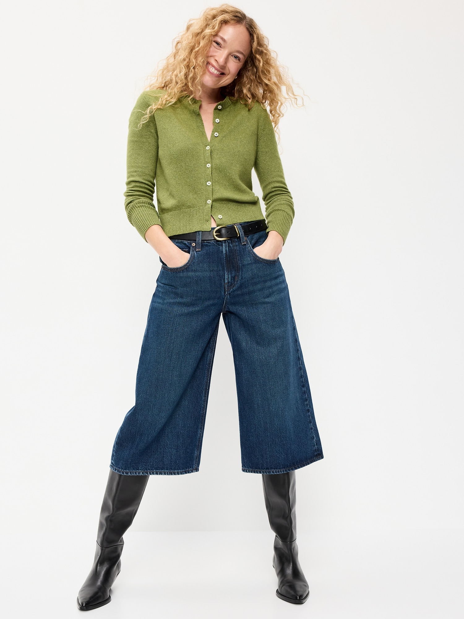 SoSoft Crew-Neck Cardigan Sweater