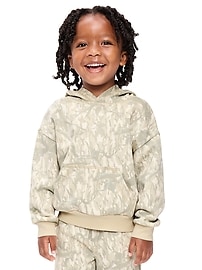 Image number 1 showing, Oversized Boxy Washed Unisex Pullover Hoodie for Toddler