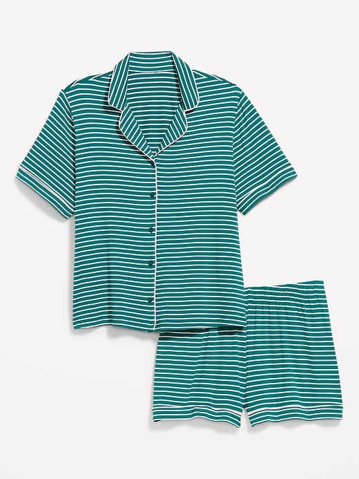 Image number 3 showing, Sunday Sleep Knit Jersey Short Set