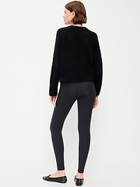 Image number 3 showing, High-Waisted Jersey Fashion Layering Leggings