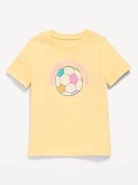 Image number 1 showing, Short-Sleeve Graphic T-Shirt for Toddler Girls