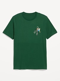 Image number 1 showing, Soft-Washed Crew-Neck Graphic T-Shirt
