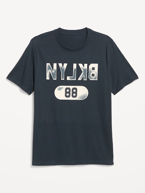 Soft-Washed Crew-Neck Graphic T-Shirt