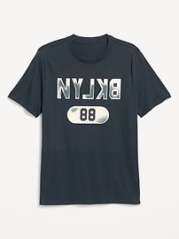 Image number 1 showing, Soft-Washed Crew-Neck Graphic T-Shirt