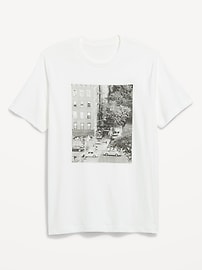 Image number 1 showing, Soft-Washed Crew-Neck Graphic T-Shirt