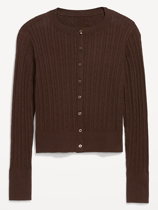 Image number 2 showing, SoSoft Cotton Crew-Neck Cardigan Sweater