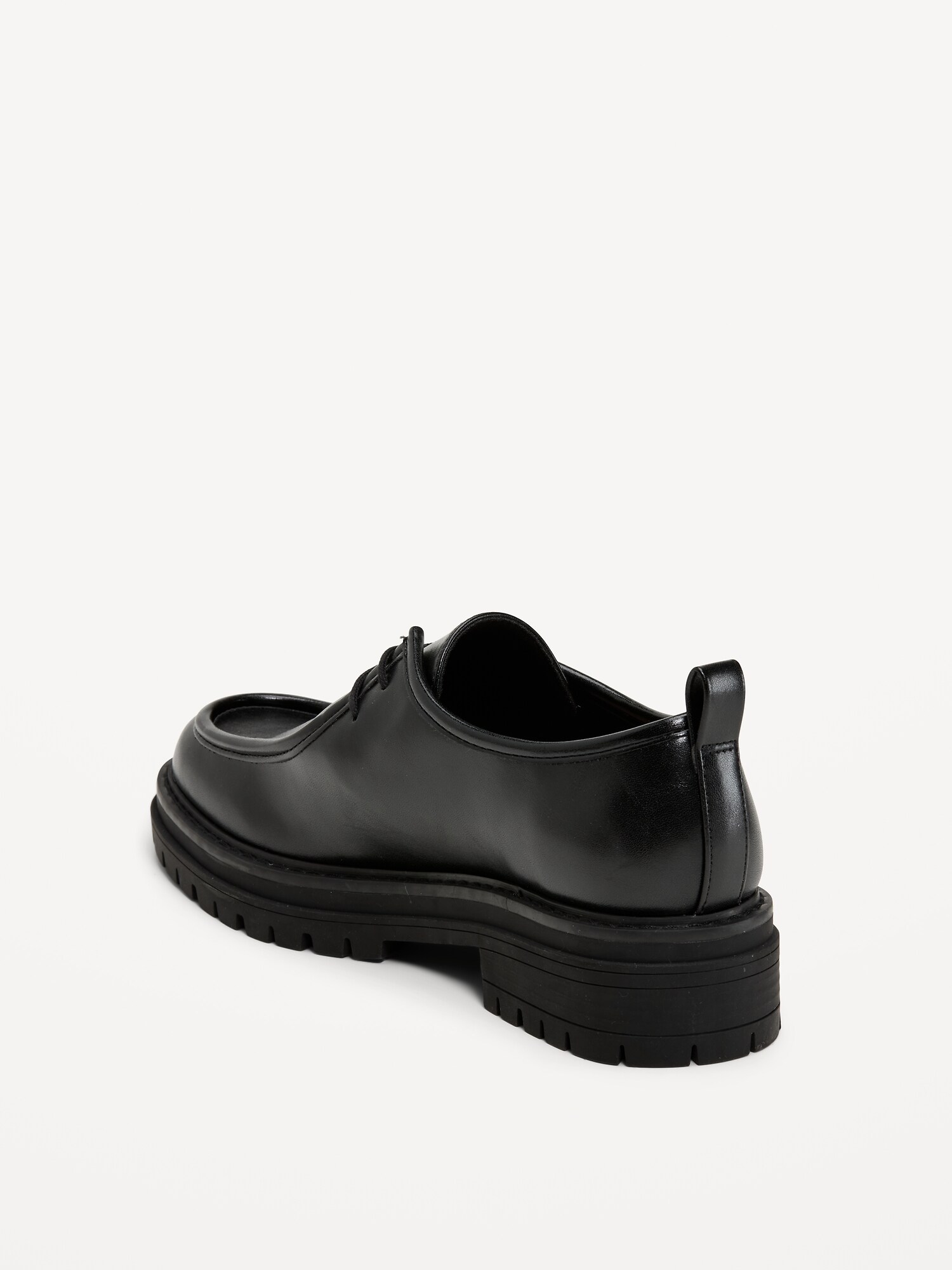 Женские ботинки Old Navy Chunky Derby Boots for Women, цвет: Blackjack — фото 5