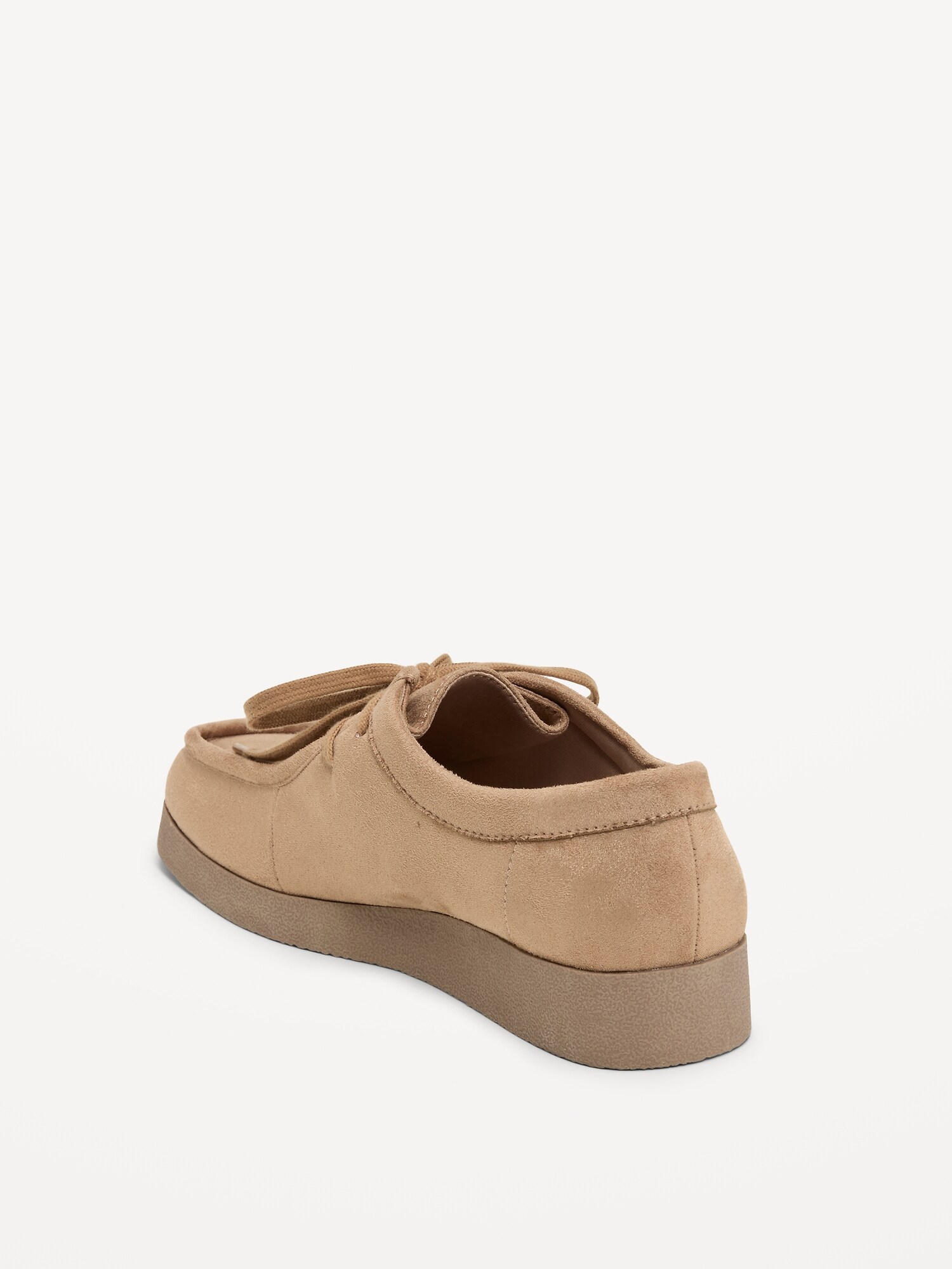 Женские ботинки Old Navy Faux-Suede Lace-Up Derby Boots for Women, цвет: Каштановый — фото 4