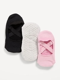 Image number 2 showing, Ballet Socks 3-Pack