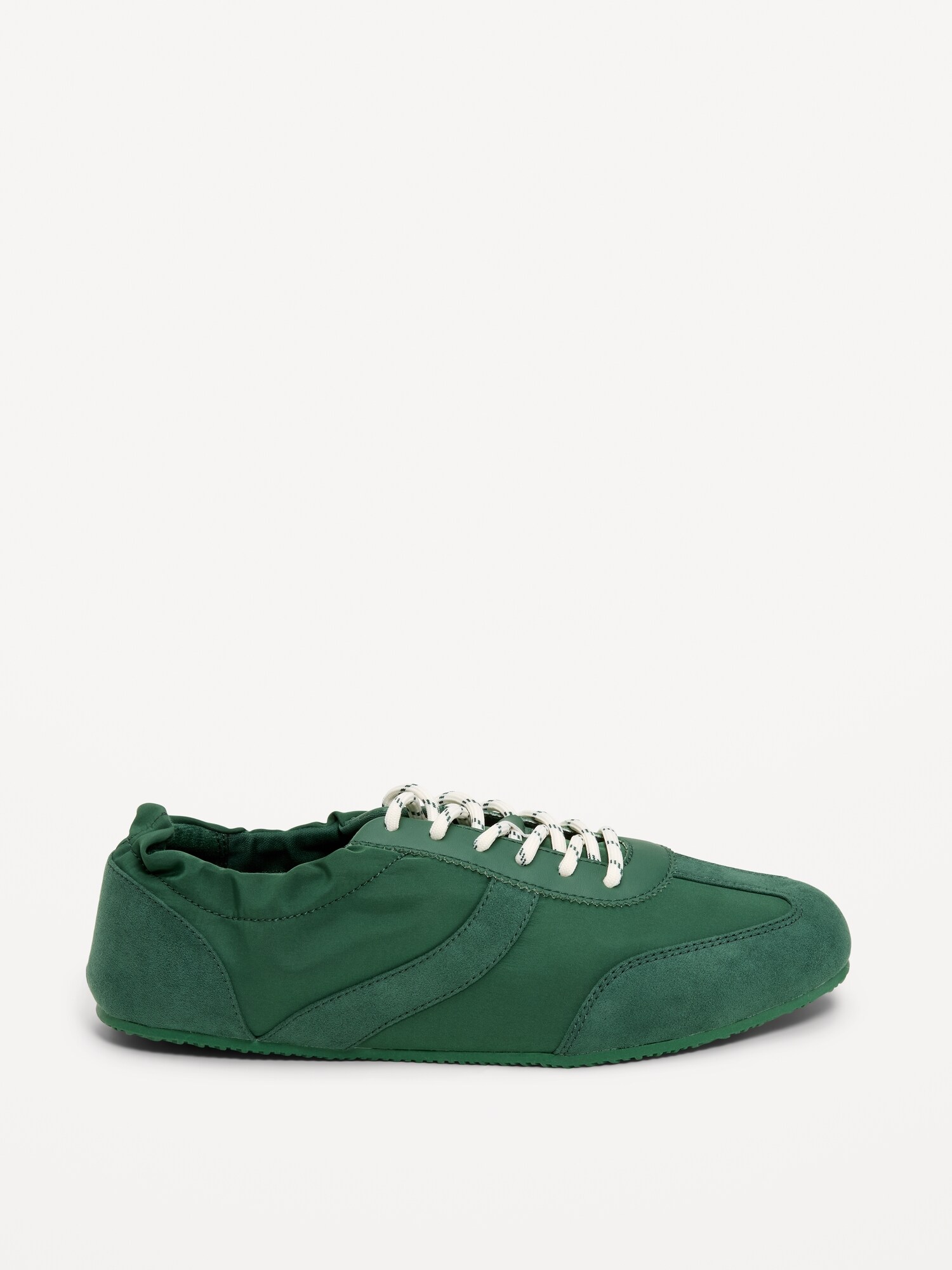 Женские кроссовки Old Navy Ruched Lace-Up Sneakers for Women, цвет: Field Of Greens — фото 4