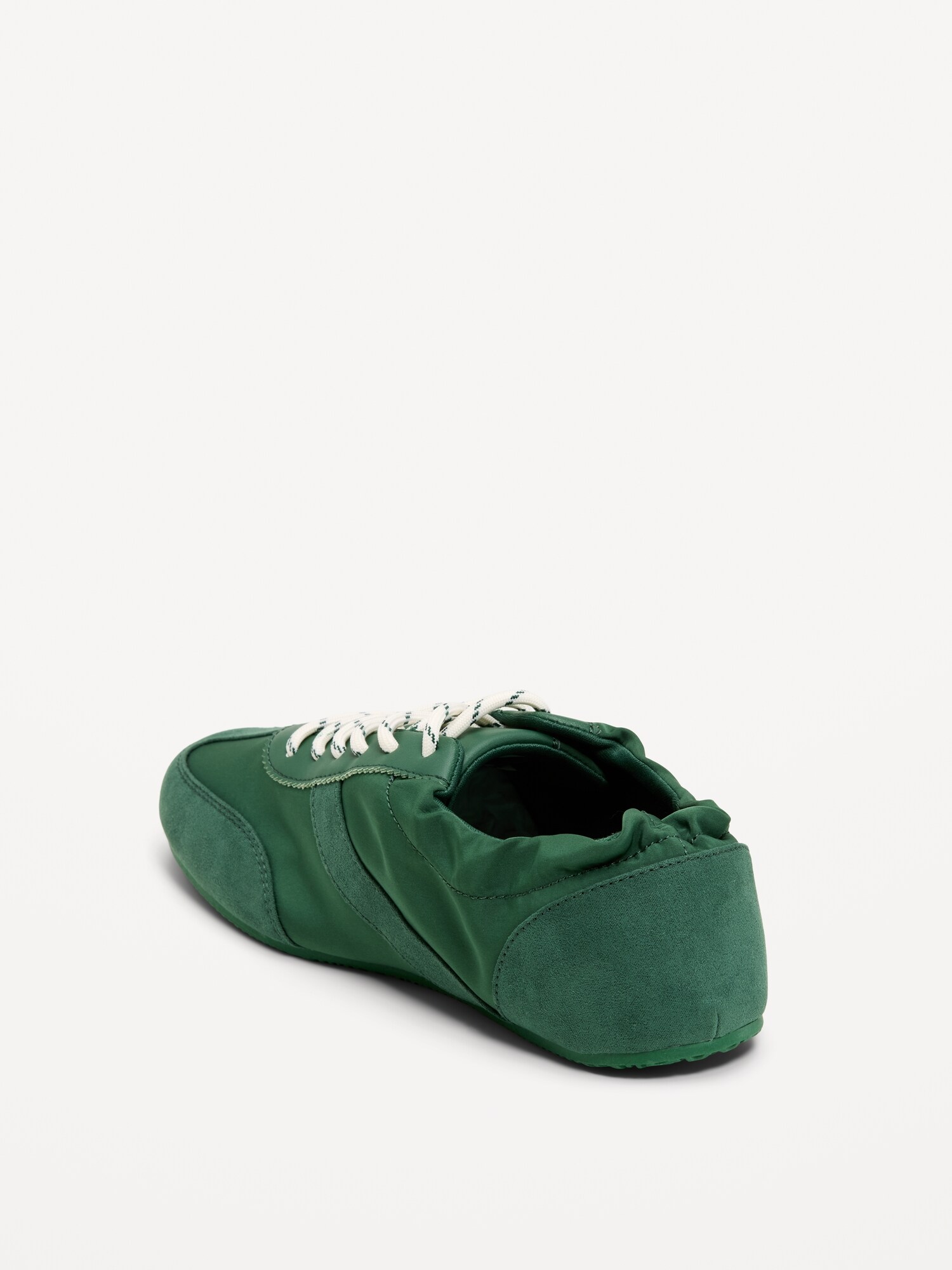 Женские кроссовки Old Navy Ruched Lace-Up Sneakers for Women, цвет: Field Of Greens — фото 5