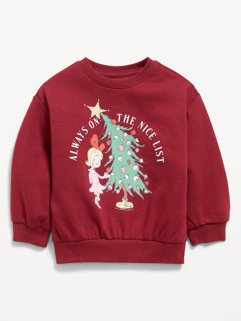 Dr. Seuss™ Grinch Graphic Sweatshirt for Toddler Girls
