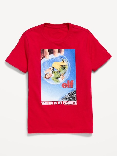Elf™ Gender-Neutral Graphic T-Shirt for Kids