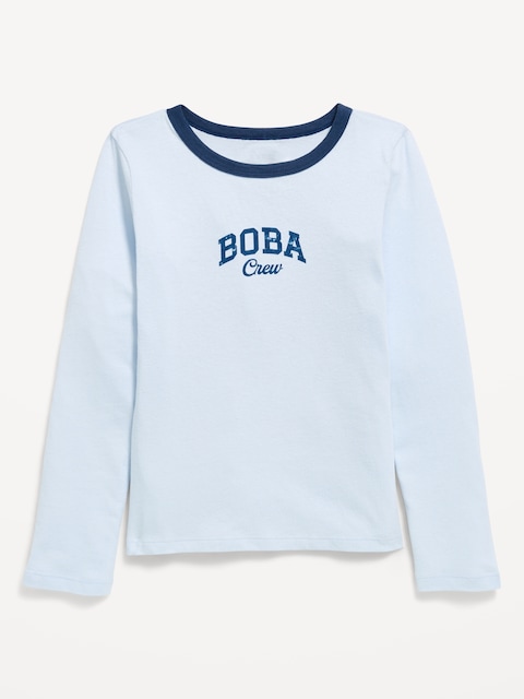 Long-Sleeve Graphic T-Shirt for Girls