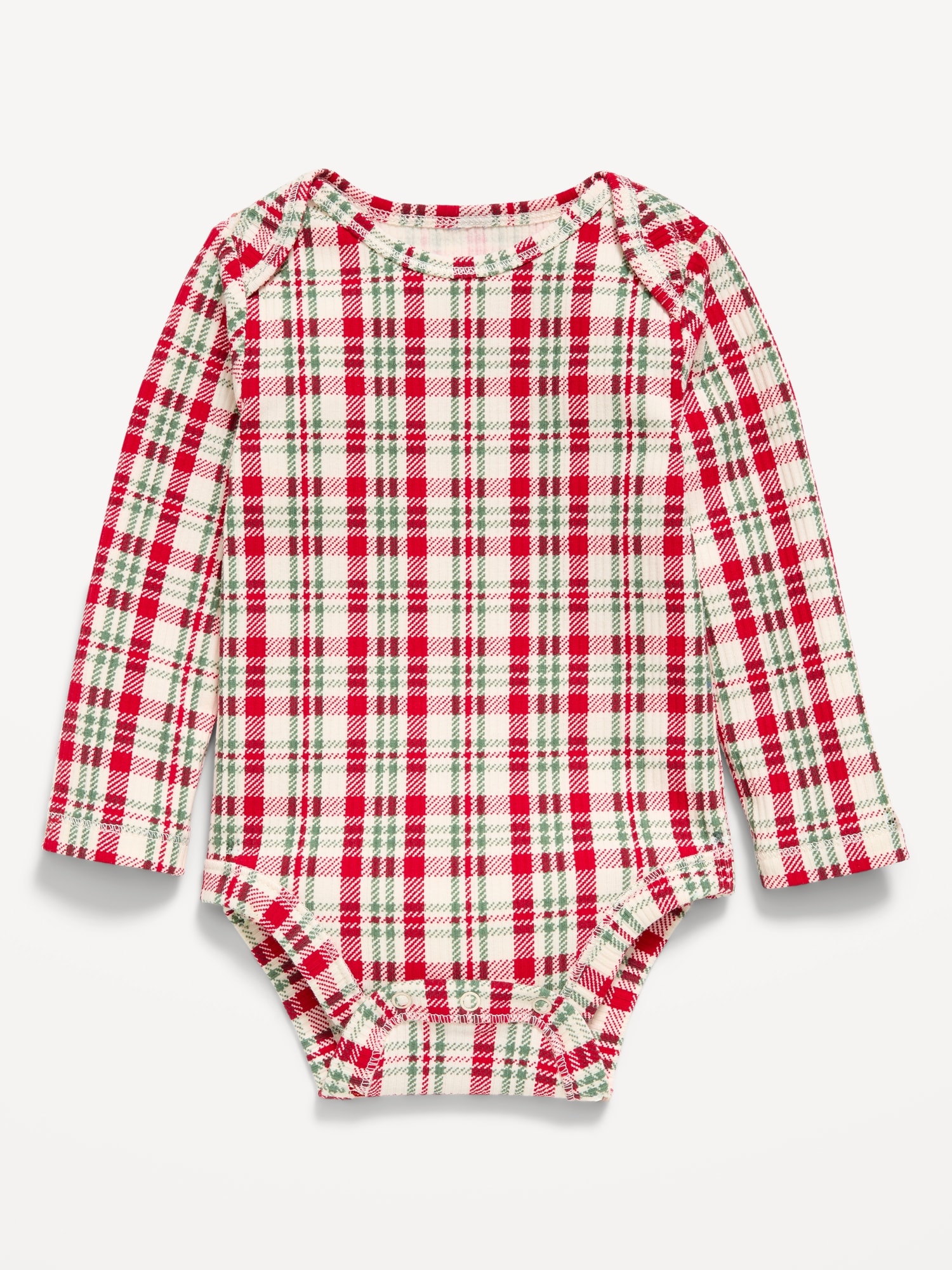 Printed Unisex Long-Sleeve Bodysuit for Baby